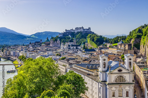 Blick auf die Stadt Salzburg