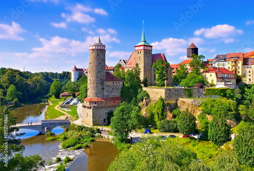 Bautzen in der Oberlausitz - town Bautzen in Upper Lusatia