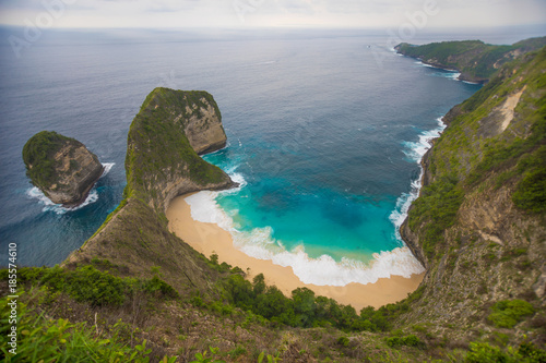 Manta Bay or Kelingking Beach on Nusa Penida Island, Bali, Indonesia