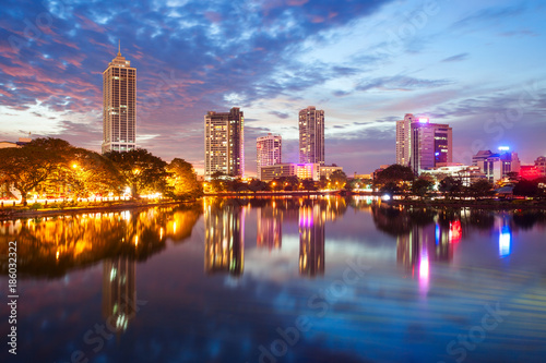 Colombo city skyline view