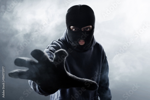 Thief in balaclava