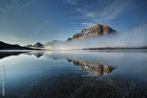 Bow Lake in The Canadian Rockies