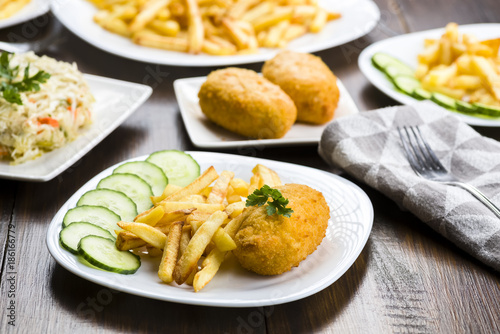 Cutlet de volaille with fries