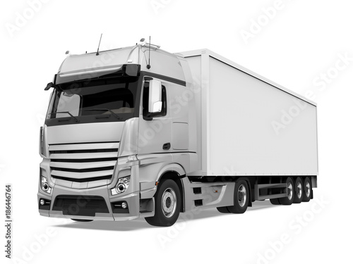 Container Truck Isolated