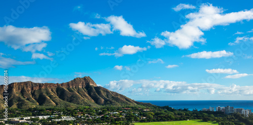 Diamond head in Hawaii