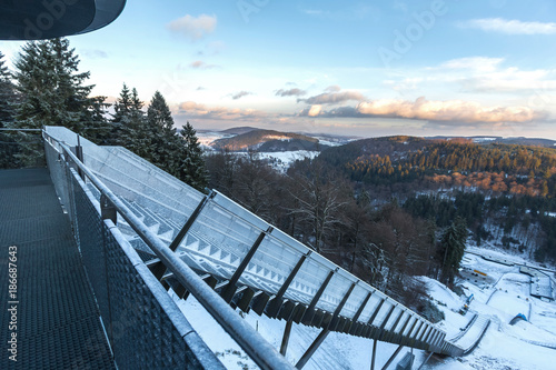 muehlenkopfschanze ski jump willingen germany