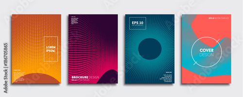 Minimal Vector cover designs. Future Poster template.