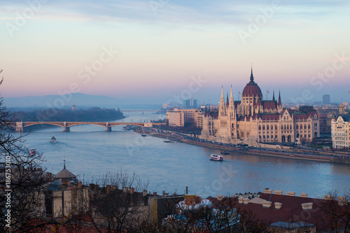 View at Budapest, parliament, Hungary