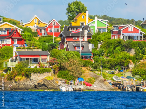 Small island in the Oslo Fjord, Norway