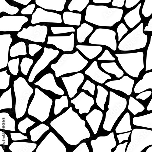 Stone seamless pattern. Vector background