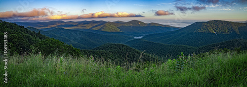 Panoramic view of Shenandoah National Park, Virginia, USA