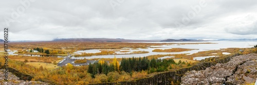 Panoramic View of Iceland's National Park