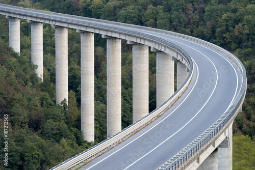 Large highway viaduct