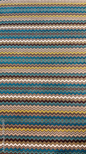 Stripped retro colored pattern fabric for background