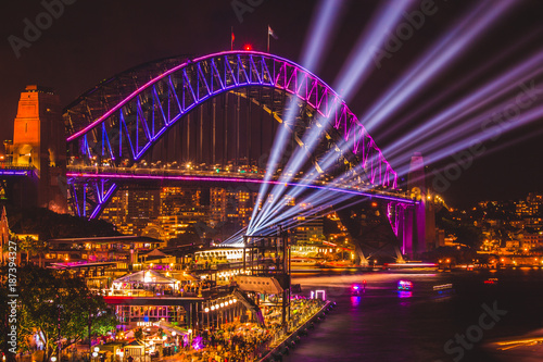 Sydney Harbour Bridge Vivid