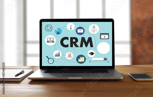 Business Customer CRM Management Analysis Service Concept management