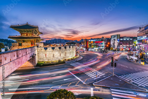 The night Janganmun Gate,suwon ,Korea traditional landmark suwon castle