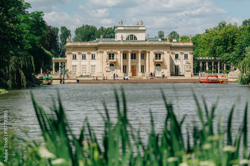Royal summer residence in Lazienki Park. Warsaw, Poland