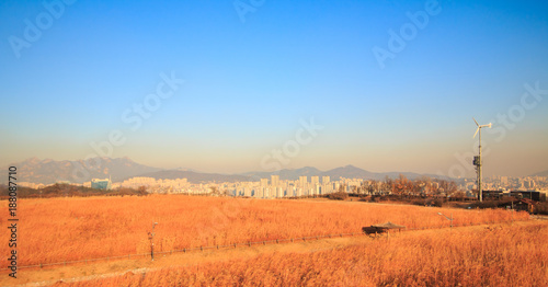 Winter landscape of Haneul Park