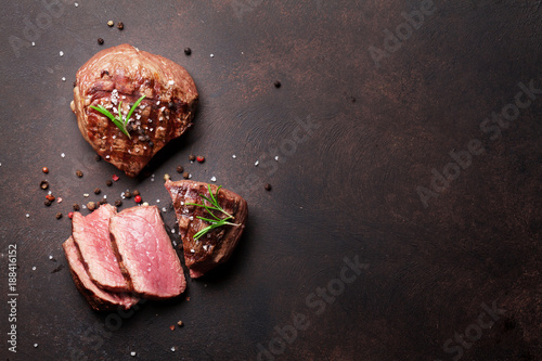 Grilled fillet steak