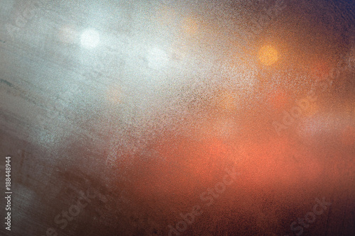 misted glass with a night street background