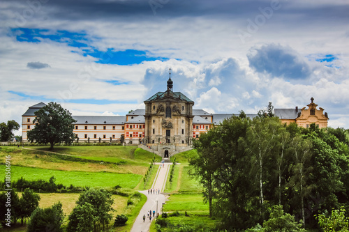 a baroque pharmacy at the kuks castle in the Czech Republic