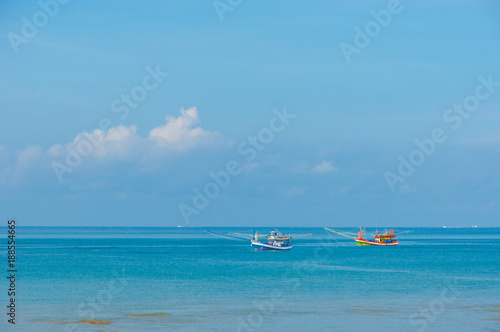 Fishing boats Koh Lanta Thailand