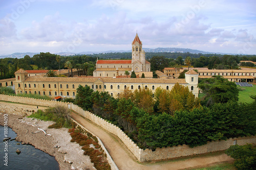 French Riviera, the Lerins Islands: abbey Saint-Honorat