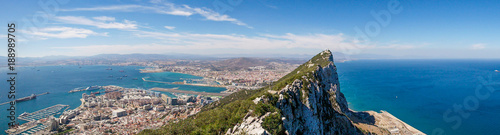 Rock of Gibraltar - panoramic view