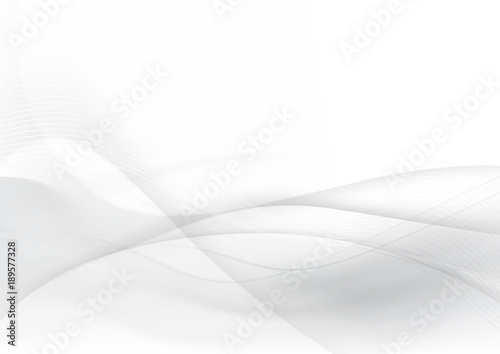 Curve and blend gray and white abstract background 005