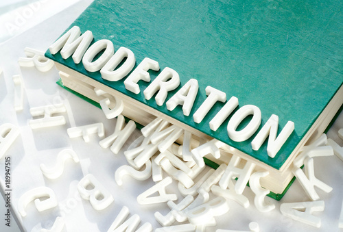 Scene Symbol of Moderation, Book and Letters On The Table