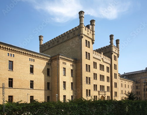 Former school at Jagerallee street in Potsdam. State Brandenburg. Germany