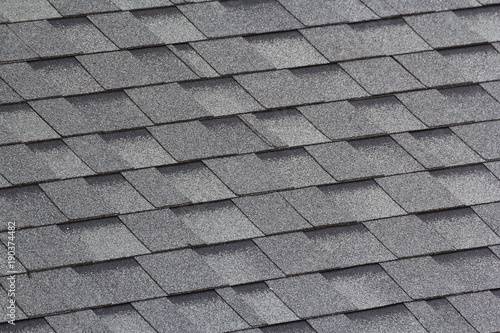 grey and black roof shingles