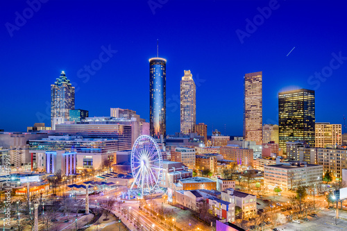 Atlanta, Georgia, USA downtown city skyline.