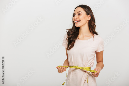 Portrait of a happy young asian woman