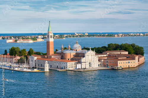 The island of church of San Giorgio Maggiore in Venice