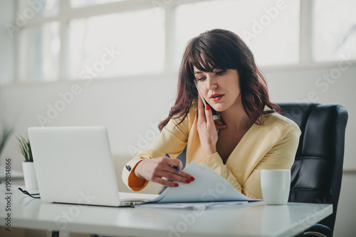 Businesswoman at the office