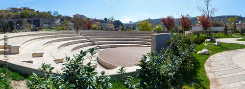 scene of an amphitheater in the open air