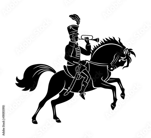 hussar on horseback