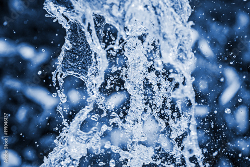 Abstract natural background of water splashing