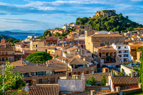 Begur Old Town and Castle, Costa Brava, Catalonia, Spain