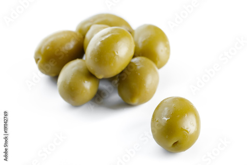 olive isolated on white