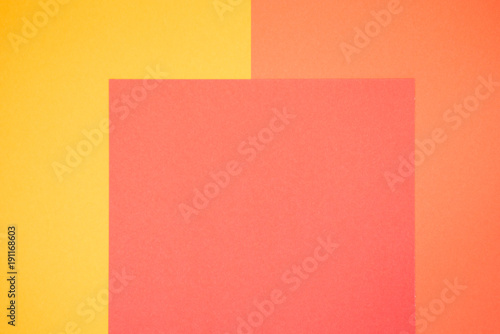 Yellow and orange color paper, abstract background