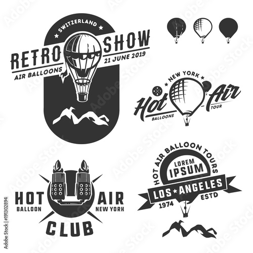 Hot air balloon, balloon, thermal balloon, aerostat, airship.Aerostat balloon vector.