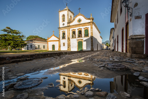 Church of "Santa Rita de Cassia" in Paraty, Rio de Janeiro