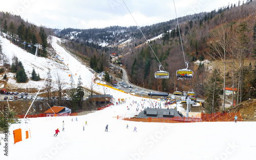 Szczyrk Solisko, fragment ośrodka narciarskiego