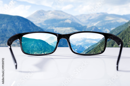 Mountains Seen Through Glasses