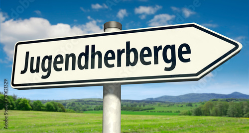 Wegweiser Jugendherberge