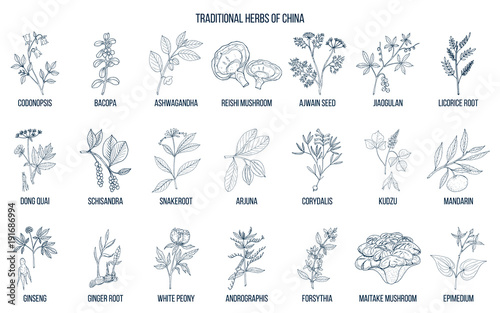 Chinese traditional medicinal herbs