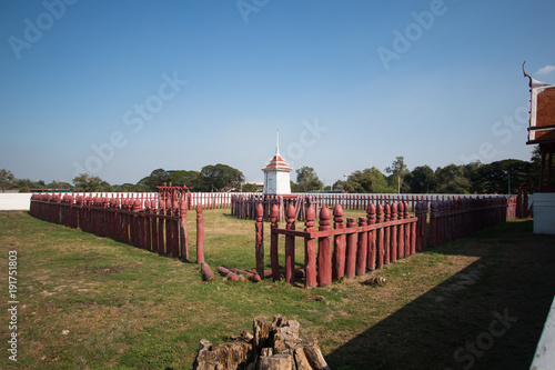 Corral of Thailand ' elephant in history at Ayutthaya .